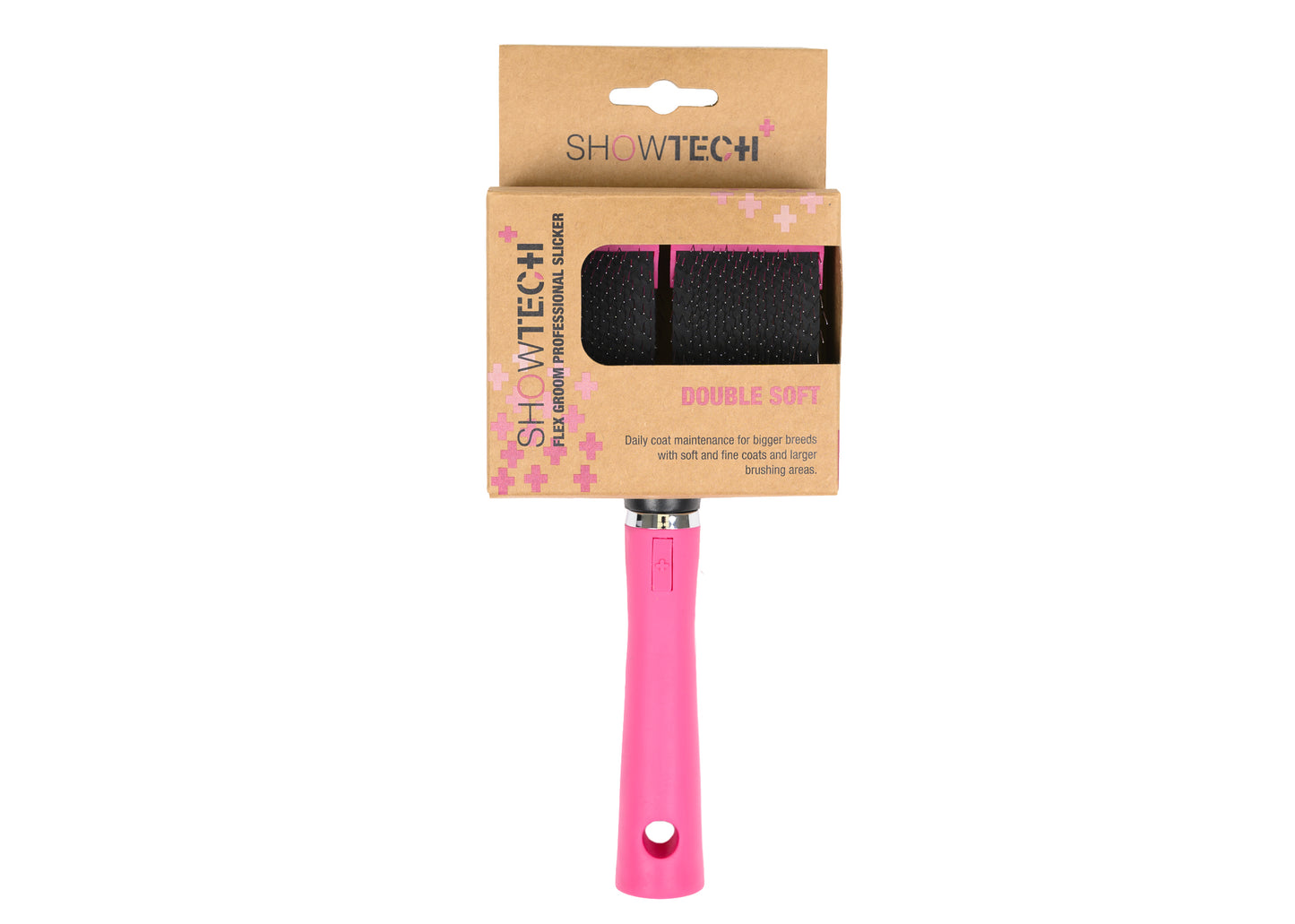 Show Tech+ Flex Groom Professional Slicker – Double Soft